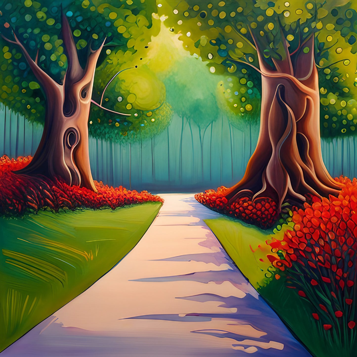 RUNishED AI Art - Joyful Trails: Running for Unity