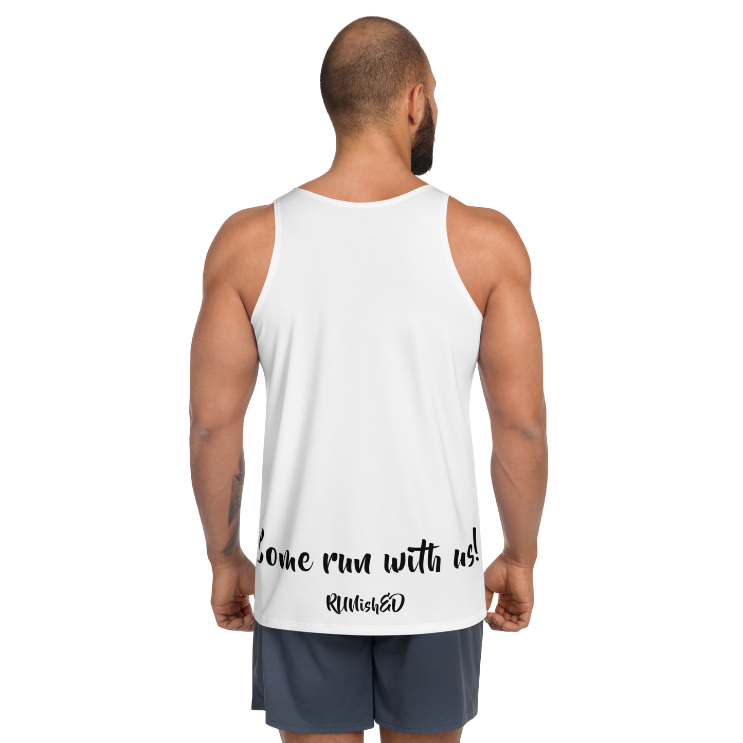 RUNishED Unisex Tank Top - Come Run With Us!