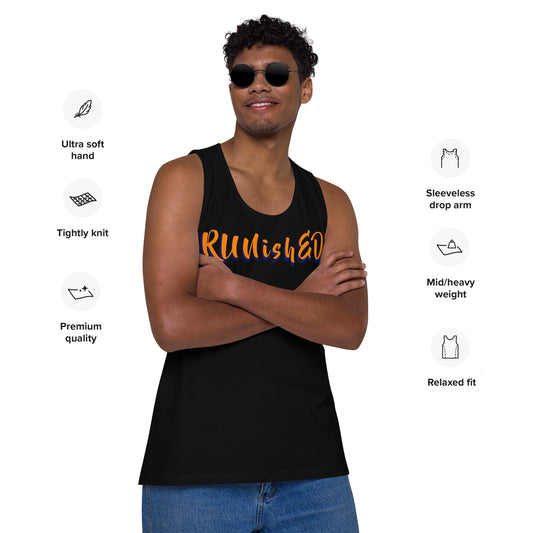 RUNishED Men’s premium tank top - Come Run With Us!