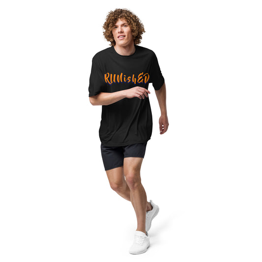 RUNishED Unisex performance crew neck t-shirt - Come Run With Us!