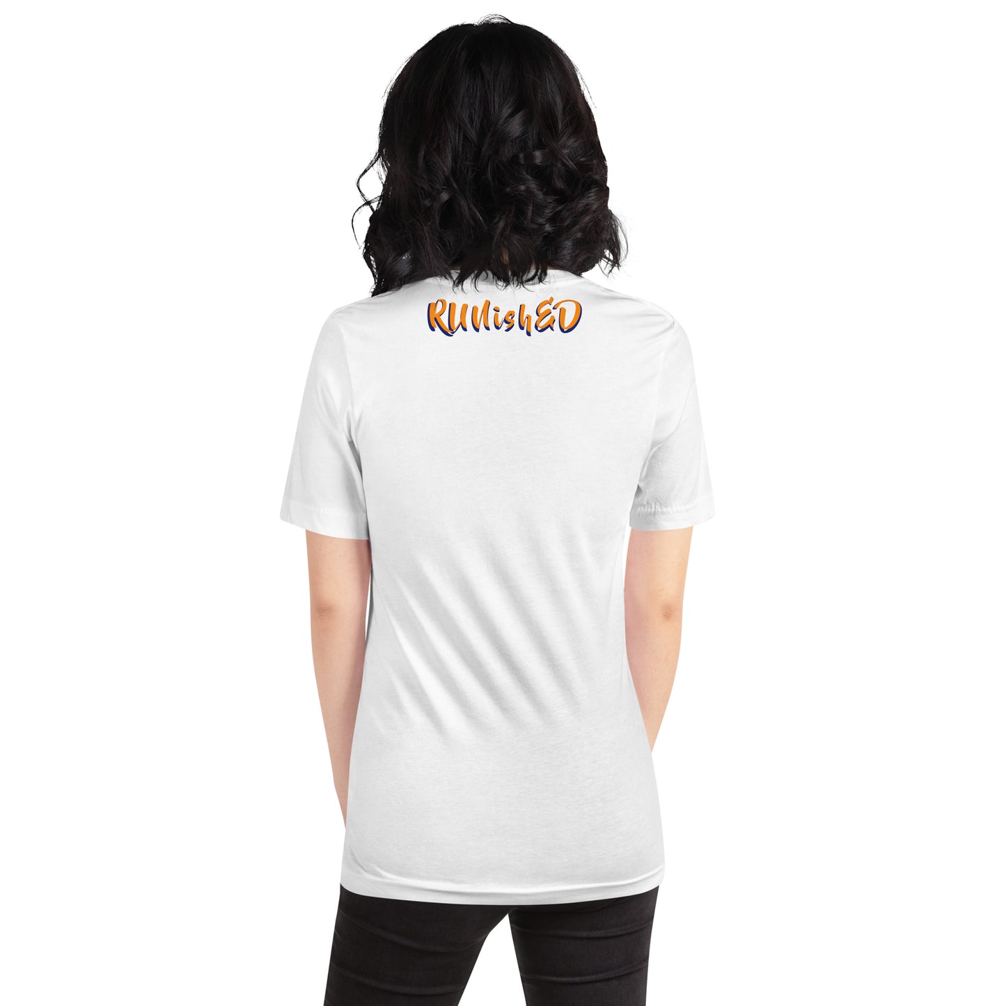 RUNishED AI Art Unisex t-shirt design 3 - Come Run With Us!