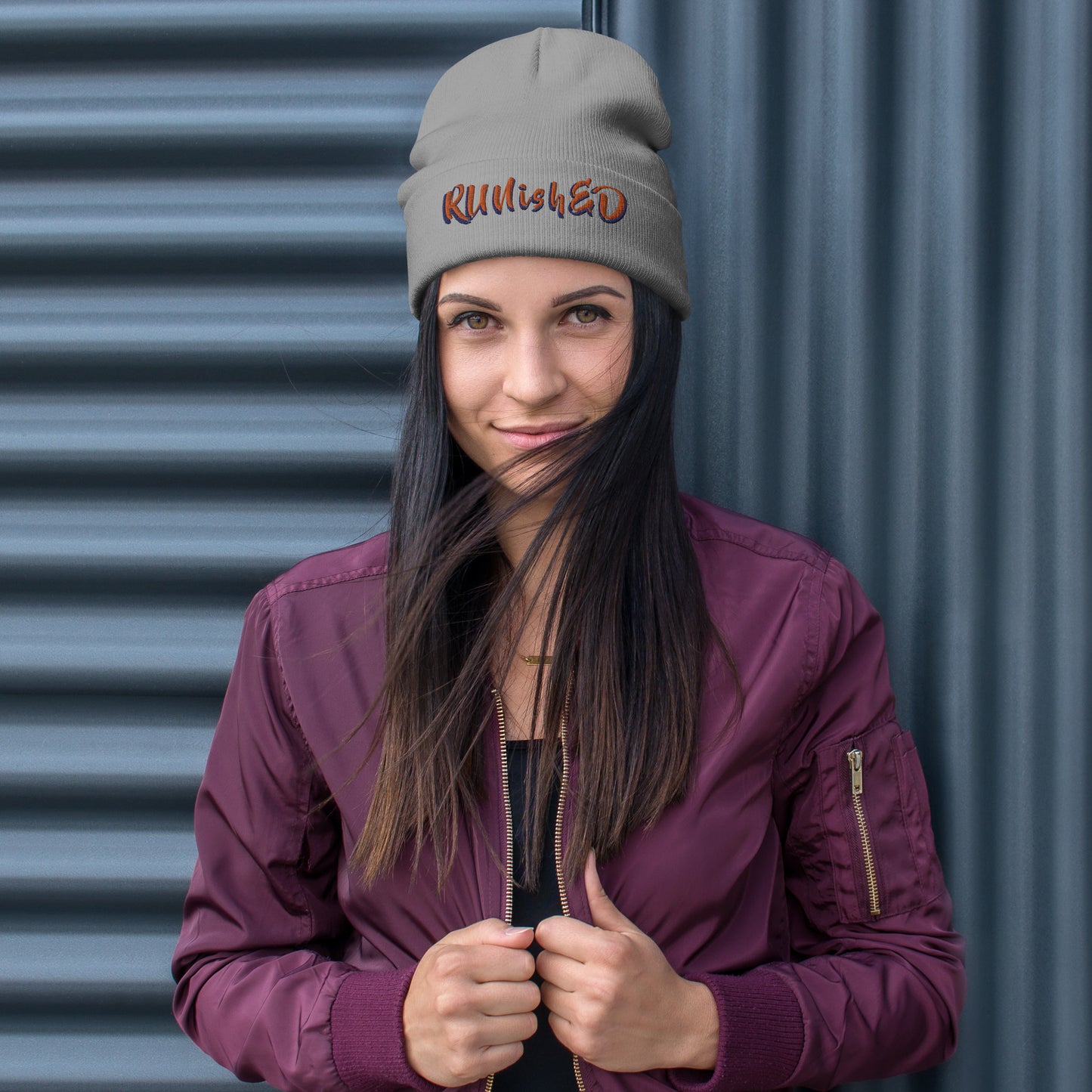 RUNishED Embroidered Beanie