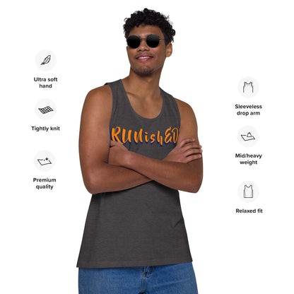 RUNishED Men’s premium tank top - Come Run With Us!