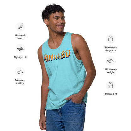 RUNishED Men’s premium tank top - Come Run With Us!