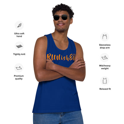 RUNishED Men’s premium tank top - Come Run With Us!