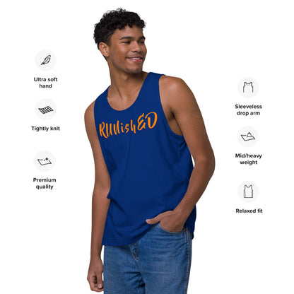 RUNishED Men’s premium tank top - Come Run With Us!