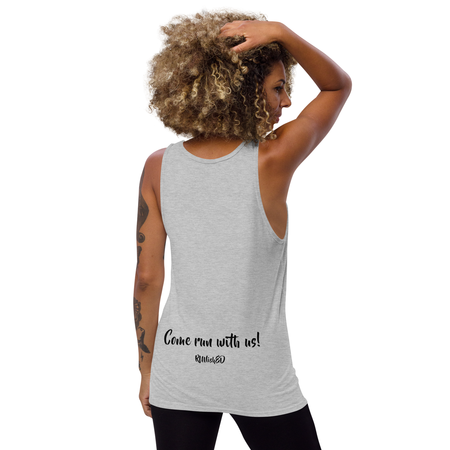 RUNishED Unisex Tank Top - Come Run With Us!