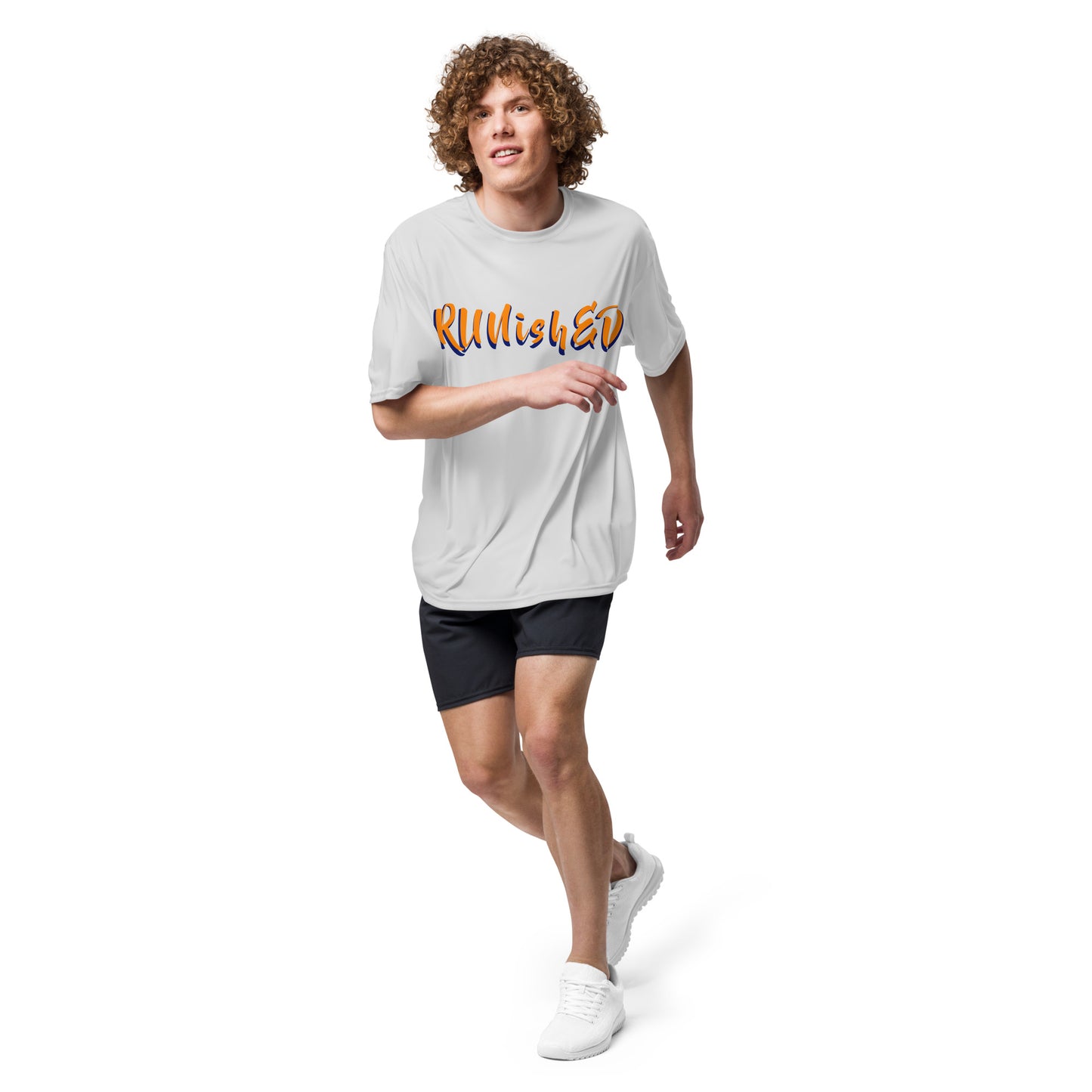 RUNishED Unisex performance crew neck t-shirt - Come Run With Us!