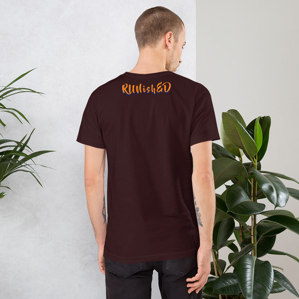 RUNishED AI Art Unisex t-shirt design 1 - Come Run With Us!