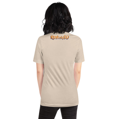 RUNishED AI Art Unisex t-shirt design 3 - Come Run With Us!